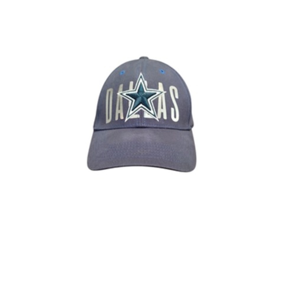Dallas Cowboys Hat Cap Strap Back‎ Womens One Size Blue NFL Football Star Logo